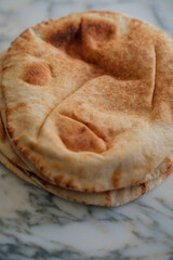 stack of pita bread