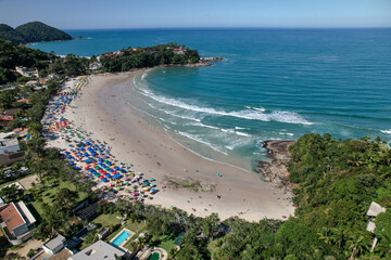 Fototapeta premium Praia do Tenório, Ubatuba, SP, Brasil