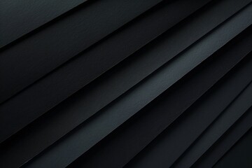 Obraz premium Black background with smooth gradient transition between black and dark gray for depth and dimension