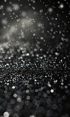 Fototapeta premium Abstract blur black glitter background