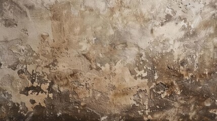 Fototapeta premium grunge concrete plaster texture banner wide decorative brown wall background