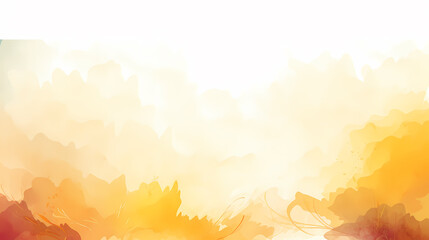 Yellow soft watercolor style background