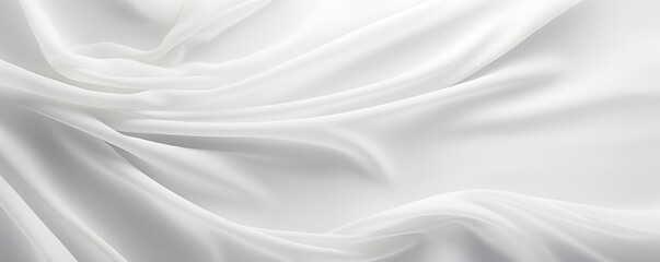 Obraz premium White Satin Fabric Texture Background, White Cloth Texture