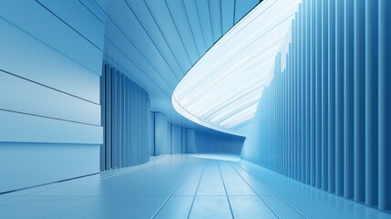Fototapeta premium bluish abstract architecture