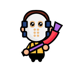 Fototapeta premium hockey player illustration