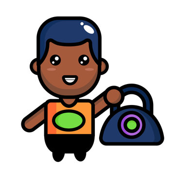 recommend clip art: gymnast illustration
