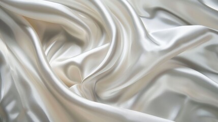 Obraz premium White satin with a subtle shine