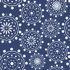 Vector. Perforated geometric patterns Papel Picado pattern. Hispanic Heritage Month. Polygonal seamless pattern for poster, cover, social network; for textiles, wallpaper, packaging, wrapping paper.