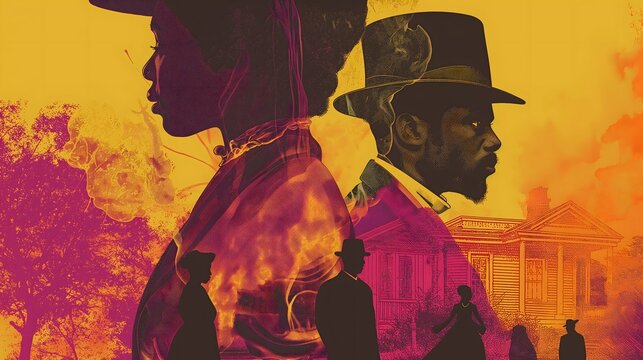 1. Visualize a powerful image commemorating Juneteenth, with visuals of the Emancipation Proclamation, African American heritage, and celebrations of freedom, accompanied by text space to honor the