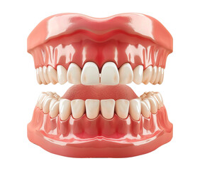 Obraz premium Denture isolated on transparent background