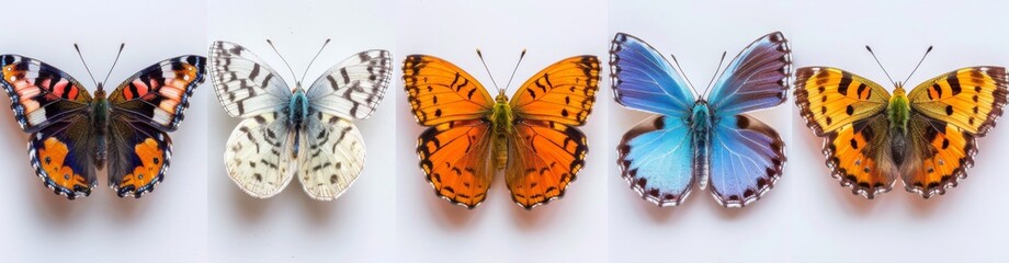 butterfly on white background