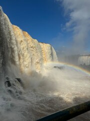 Foz do iguaçu waterfalls rainbow