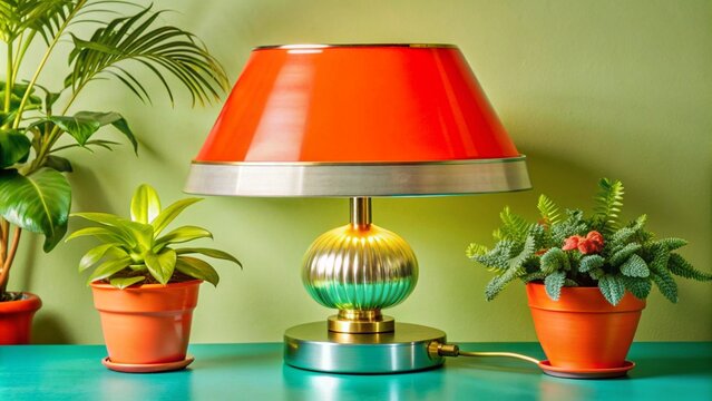 Velador moderno en estudio de fotograf&iacute;a