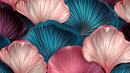 Seamless petals pattern