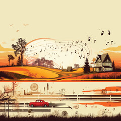 Serenity in the countryside