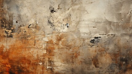 Obraz premium Discover the beauty of classic grunge style in high resolution with muted tones, flat texture, and intricate details.