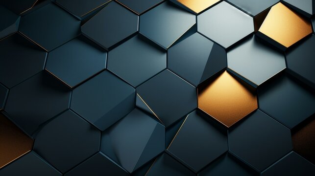 Elegant hexagon pattern design, vintage style illustration, precise symmetrical layout, superior craftsmanship, timeless geometric motif.