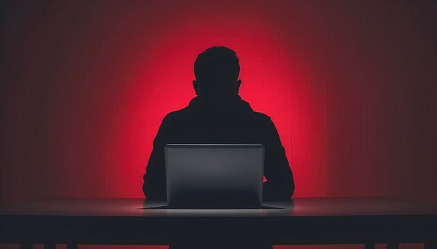 A person falling victim to a CEO fraud email scam