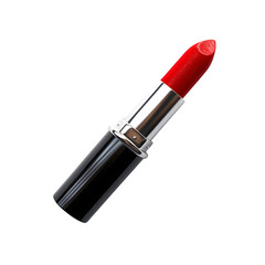Obraz premium red lipstick tube isolated on transparent background. generative ai