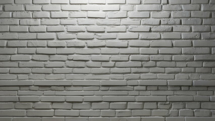 Obraz premium A full frame image of a white brick wall, showing a detailed texture perfect for backgrounds