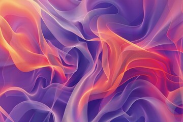 Obraz premium Abstract colorful background with waves and space for text.