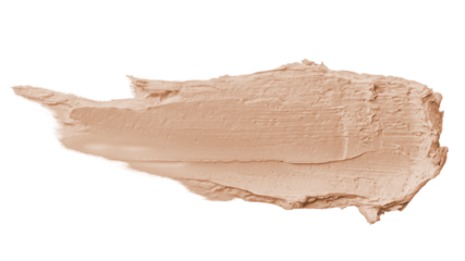 Png nude cream smear design element texture