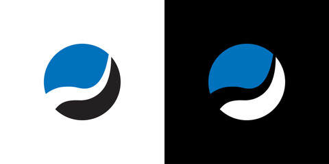 Abstract round shape logo design vector icon circle symbol