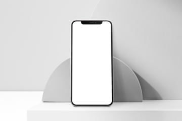 Phone screen mockup png transparent, digital device product design