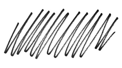 Scribble line png sticker, transparent background