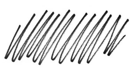 Scribble line png sticker, transparent background