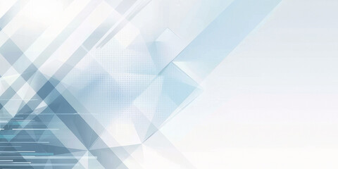 Obraz premium Abstract geometric background with blue and white tones, modern and clean design
