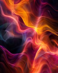 Obraz premium Colorful abstract art in various hues.