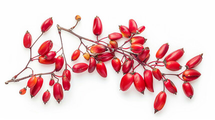 fresh barberry isolated
