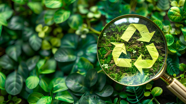 icono simbolo de reciclaje para cuidar el medio ambiente y combatir la contaminacion ambiental y el cambio climatico