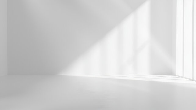 pared muro de un cuarto con mucha luz exterior  dise&ntilde;o de interiores concepto minimalista moderno y tono suave y sofisticado con espacio para copiar