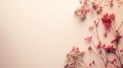 fondo claro con flores peque&ntilde;as y lindas representando delicadeza y elegancia con espacio para copiar fondo para invitacion o dise&ntilde;o