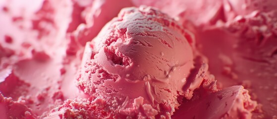 Velvety gelato paired with contrasting textures, inviting a dance of sensations on the taste buds