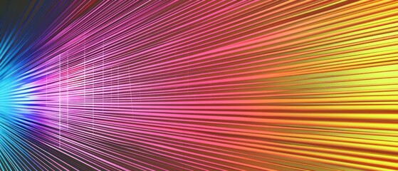 abstract stripes of color, simulating the disrupted pattern