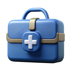 Doctor Bag isolated on white and transparent png