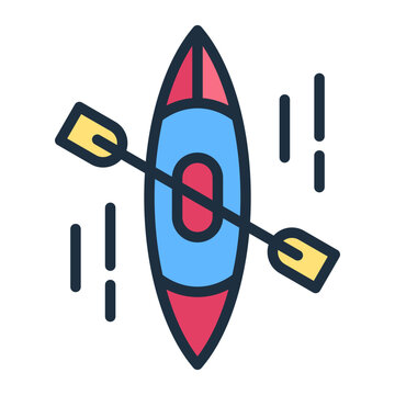 recommend clip art: Kayaking Icon