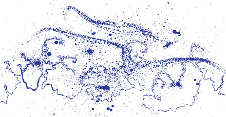 波打ち際　ビーチ　手書きイラスト