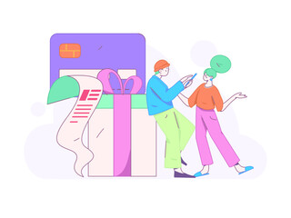 Internet financial management investment flat vector concept operation hand drawn illustration
