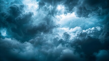 Obraz premium Dark and Cloudy Sky