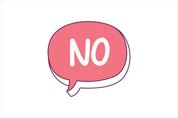 Wrong Yes Flat Sticker Design