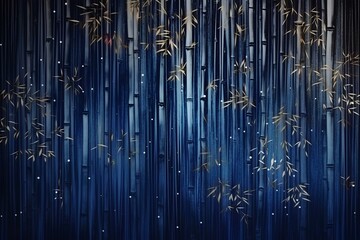 Obraz premium blue christmas background made by midjourney