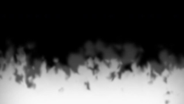Burning, fire, flame, scorching heat, black background, flickering, white flame, illustration style