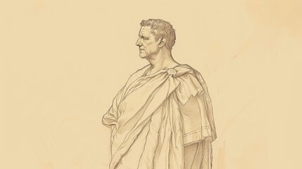 Fototapeta premium 2 Timothy 4: Preaching, Paul's Reflections, Faithfulness, Beige Background, Copyspace