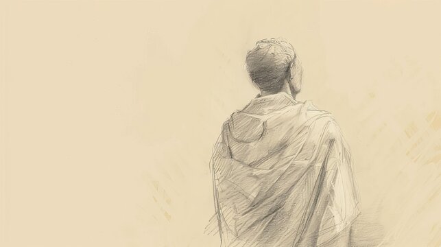 Godly Living and Growth: 2 Peter 3 Biblical Illustration with Day of the Lord, Scoffers on Beige Background and Copyspace