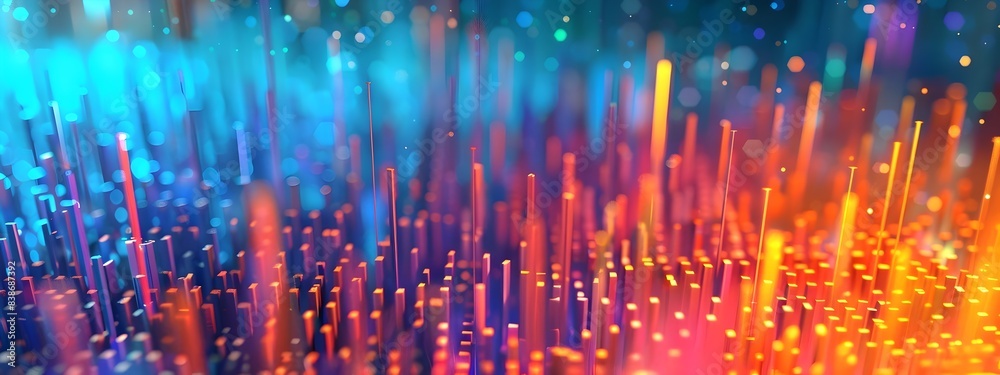 Poster d rendered frequency allocation graph in spectrum management