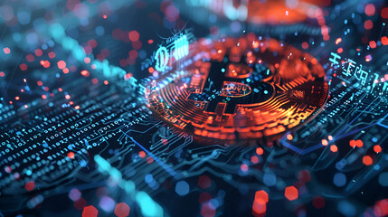 Obraz premium moneda virtual criptomonedas mineria de monedas estadisticas de volatilidad en el mercado